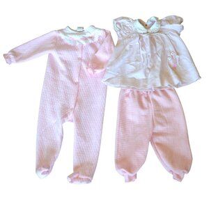 Vintage 90s Sesame Street Baby Carter's Pink Cottagecore Bundle Size 18 Months